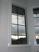 Surface mount soundproof window with sill installation