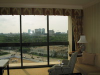 Hotel room soundproof window installation