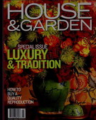 House & Garden Magazine cover