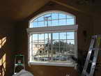 Soundproof window installation.