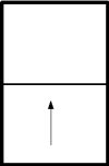 Single-hung window with movable bottom pane Single-hung window with movable bottom pane